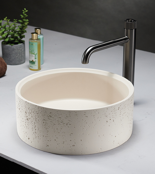 Concrete Table Mounted Wash Basin - MI – Aquant India